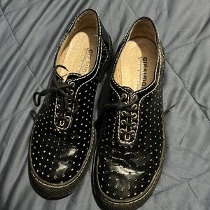 Cute black loafers.